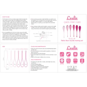 Kegel Fit Pelvic Muscle Training Set 6 Stücke von Leslie