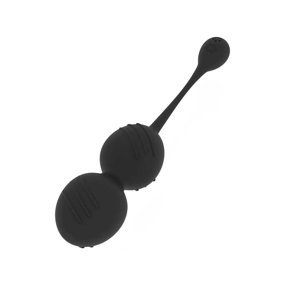 Nisha - wiederaufladbare Vibrierende Kegelbälle Schwarz von Rithual | Fesselliebe.de