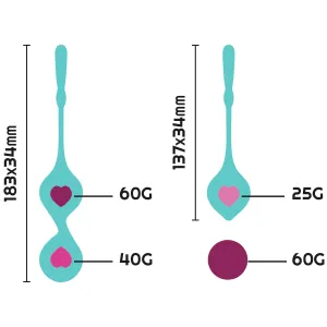 Deva Aqua Green Ritual-Set für Das Beckentraining von Rithual