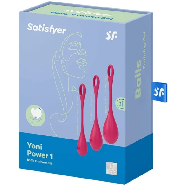 Yoni Power 1 Trainingsset Rot von Satisfyer Balls | Fesselliebe.de