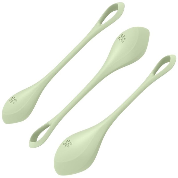 Yoni Power 2 Trainingsset Grün von Satisfyer Balls | Fesselliebe.de
