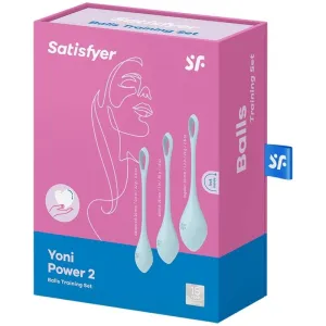 Yoni Power 2 Trainingsset Blau von Satisfyer Balls