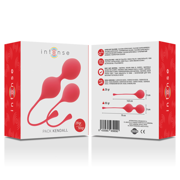 Kegel Balls Stück Kendall Red von Intense Health & Fun | Fesselliebe.de