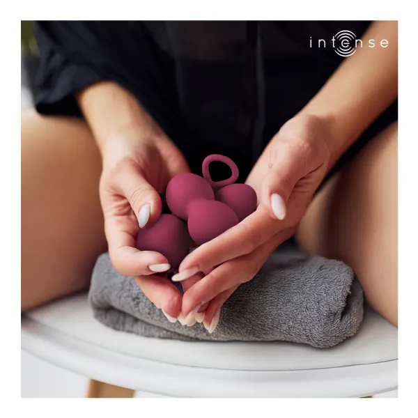 Charli Kegel Ball Kit Burgund von Intense Health & Fun | Fesselliebe.de