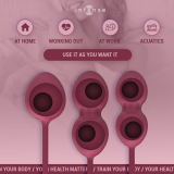 Charli Kegel Ball Kit Burgund von Intense Health & Fun | Fesselliebe.de
