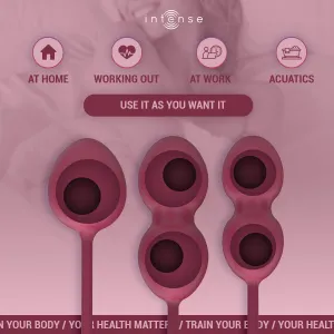 Charli Kegel Ball Kit Burgund von Intense Health & Fun