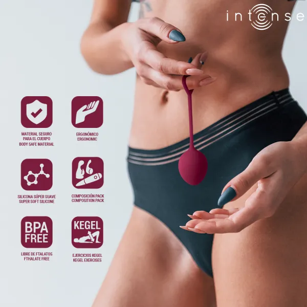 Charli Kegel Ball Kit Burgund von Intense Health & Fun | Fesselliebe.de