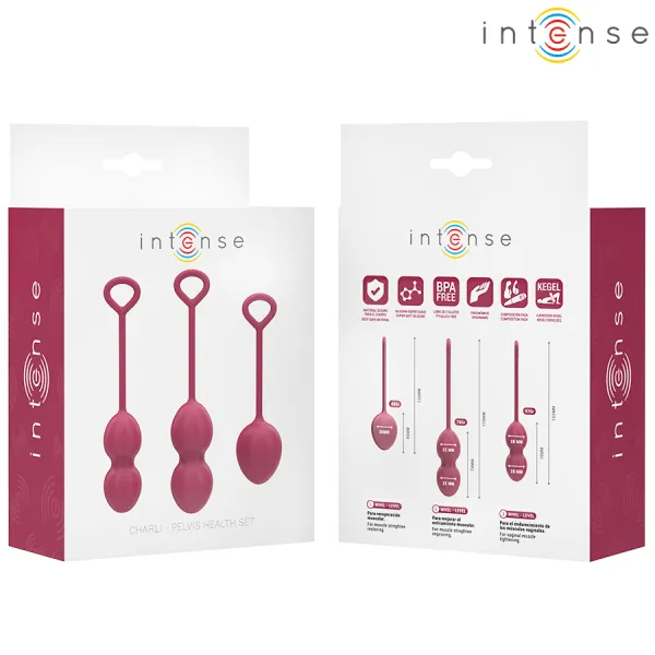Charli Kegel Ball Kit Burgund von Intense Health & Fun | Fesselliebe.de