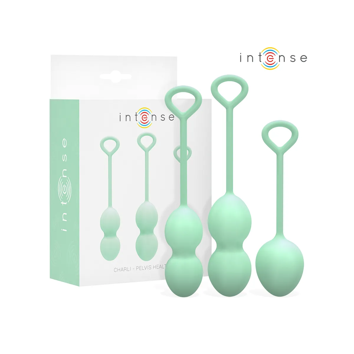 Charli Kegel Ball Kit Hellgrün von Intense Health & Fun | Fesselliebe.de