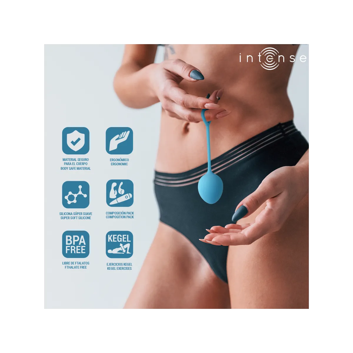 Charli Kegel Ball Kit Blau von Intense Health & Fun | Fesselliebe.de