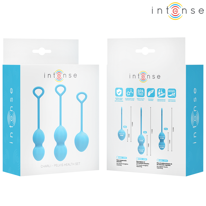 Charli Kegel Ball Kit Blau von Intense Health & Fun | Fesselliebe.de