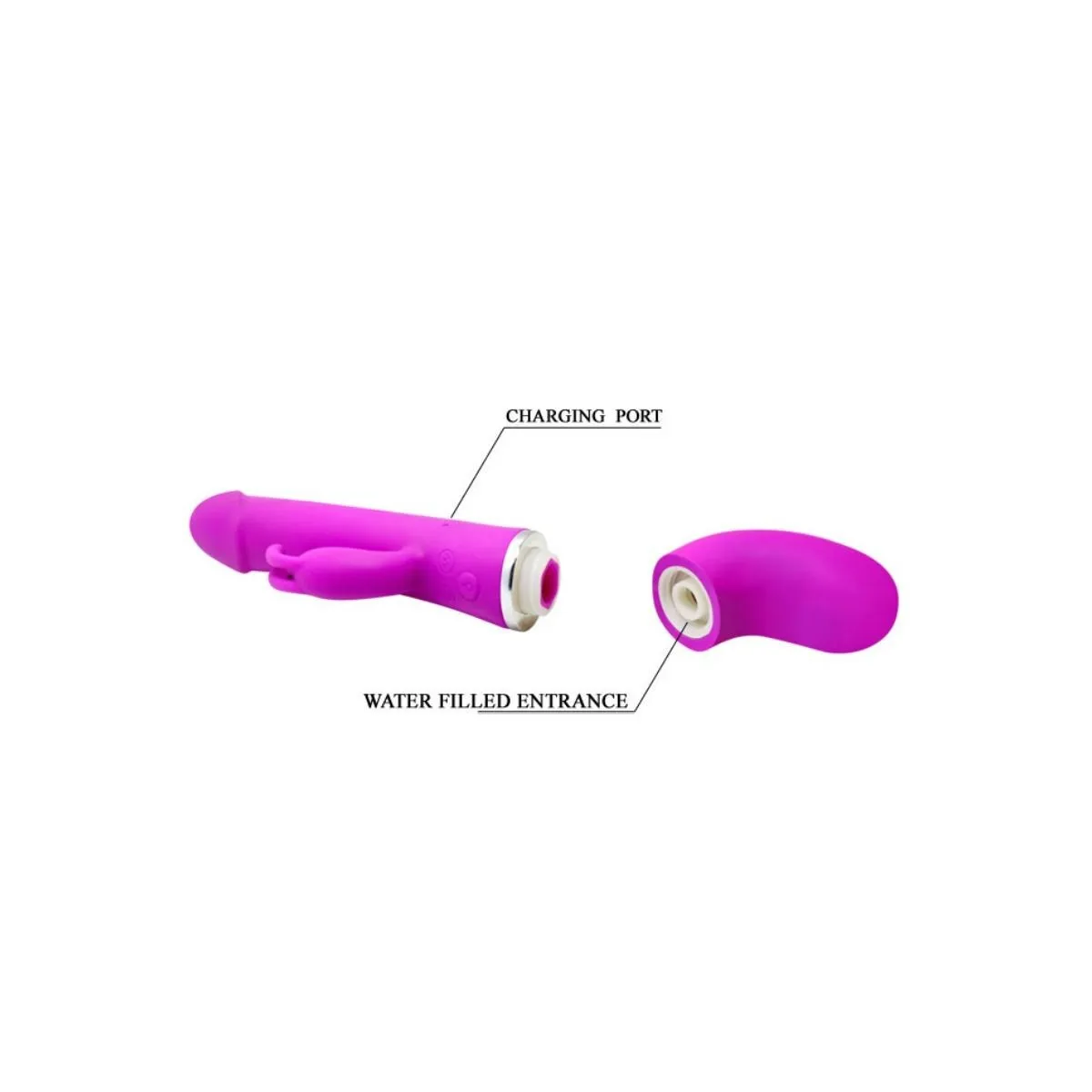 Henry Vibrator mit 12 Vibrationsmodi und Squirt-Funktion von Pretty Love Smart | Fesselliebe.de