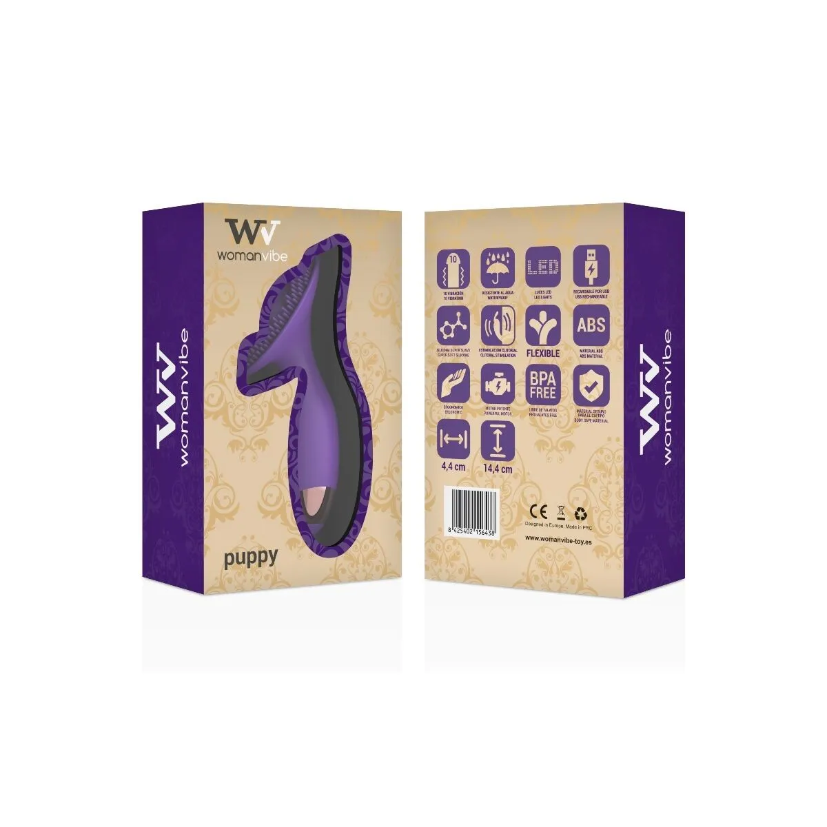 Puppy Stimulator Aufladbares Silikon von Womanvibe | Fesselliebe.de