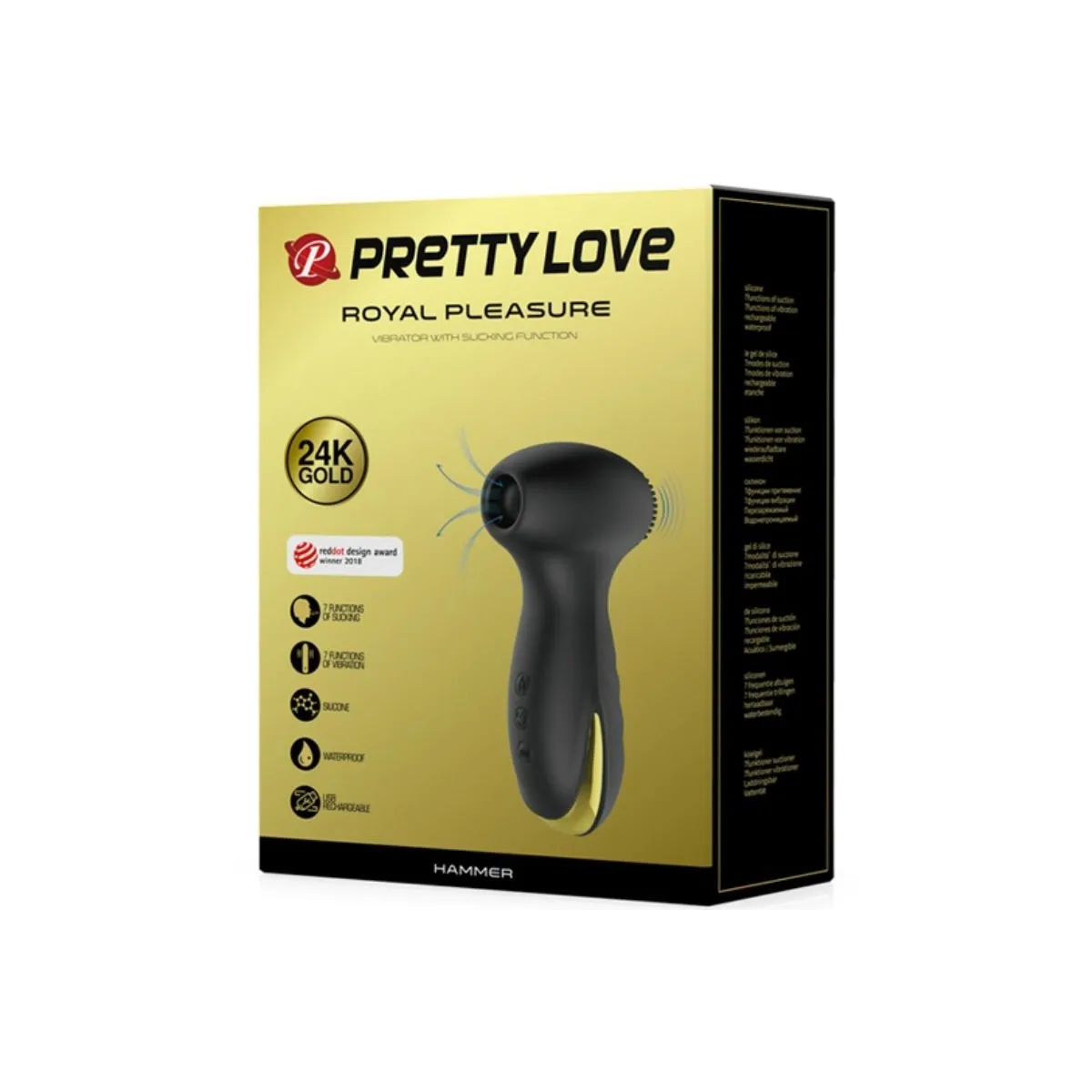 Smart Hammer Vibration und Saug von Pretty Love Smart | Fesselliebe.de