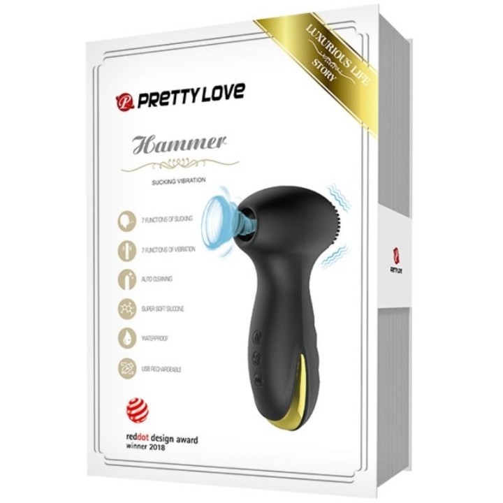 Smart Hammer Vibration und Saug von Pretty Love Smart | Fesselliebe.de