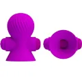 Nippelstimulatoren 12m Lila Vibration von Pretty Love Smart