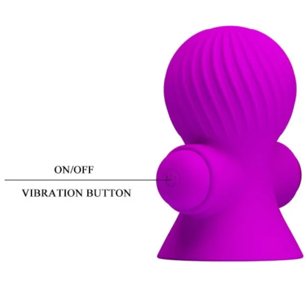 Nippelstimulatoren 12m Lila Vibration von Pretty Love Smart | Fesselliebe.de