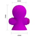 Nippelstimulatoren 12m Lila Vibration von Pretty Love Smart