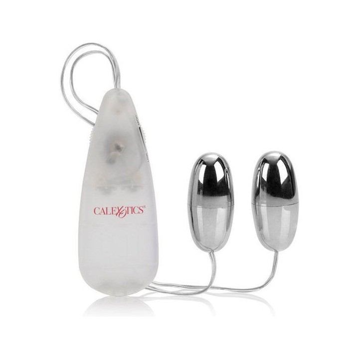 Vibrierende Kugeln Silber Duo von Calexotics | Fesselliebe.de