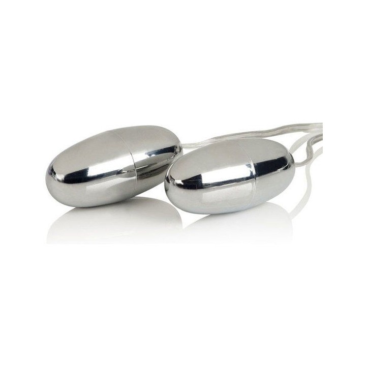 Vibrierende Kugeln Silber Duo von Calexotics | Fesselliebe.de
