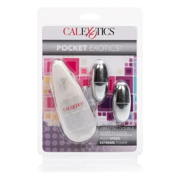 Vibrierende Kugeln Silber Duo von Calexotics | Fesselliebe.de