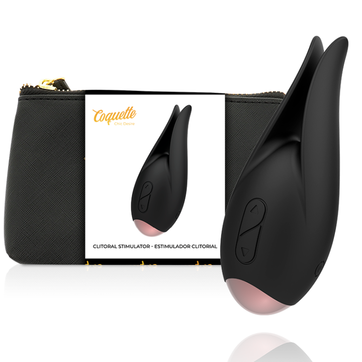 Klitorialstimulator Schwarz / Gold von Coquette Toys | Fesselliebe.de
