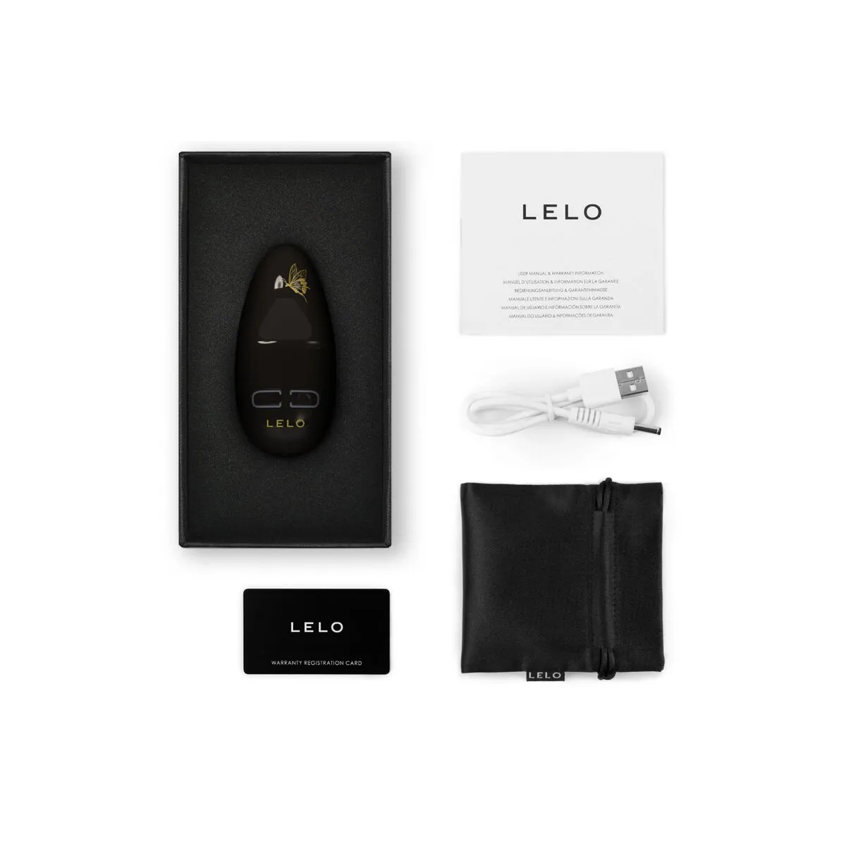 Nea 3 Persönliches Massagerät Schwarz von Lelo | Fesselliebe.de