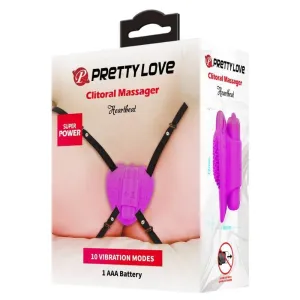 Heartbeat Clitoris Massager 10 Vibrationsmodi Lila von Pretty Love Flirtation