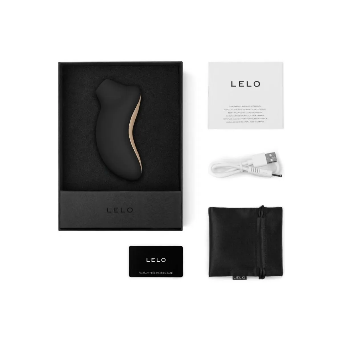 Klitoristimulator Sona Schwarz von Lelo | Fesselliebe.de
