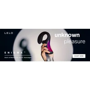 Enigma Doppelsaug-Stimulationsmassager Schwarz von Lelo