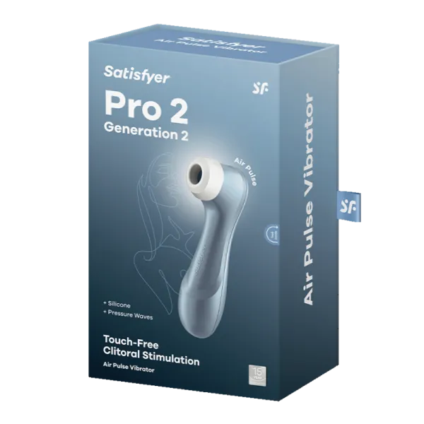 Pro 2 Luftpulsstimulator Blau von Satisfyer Air Pulse | Fesselliebe.de