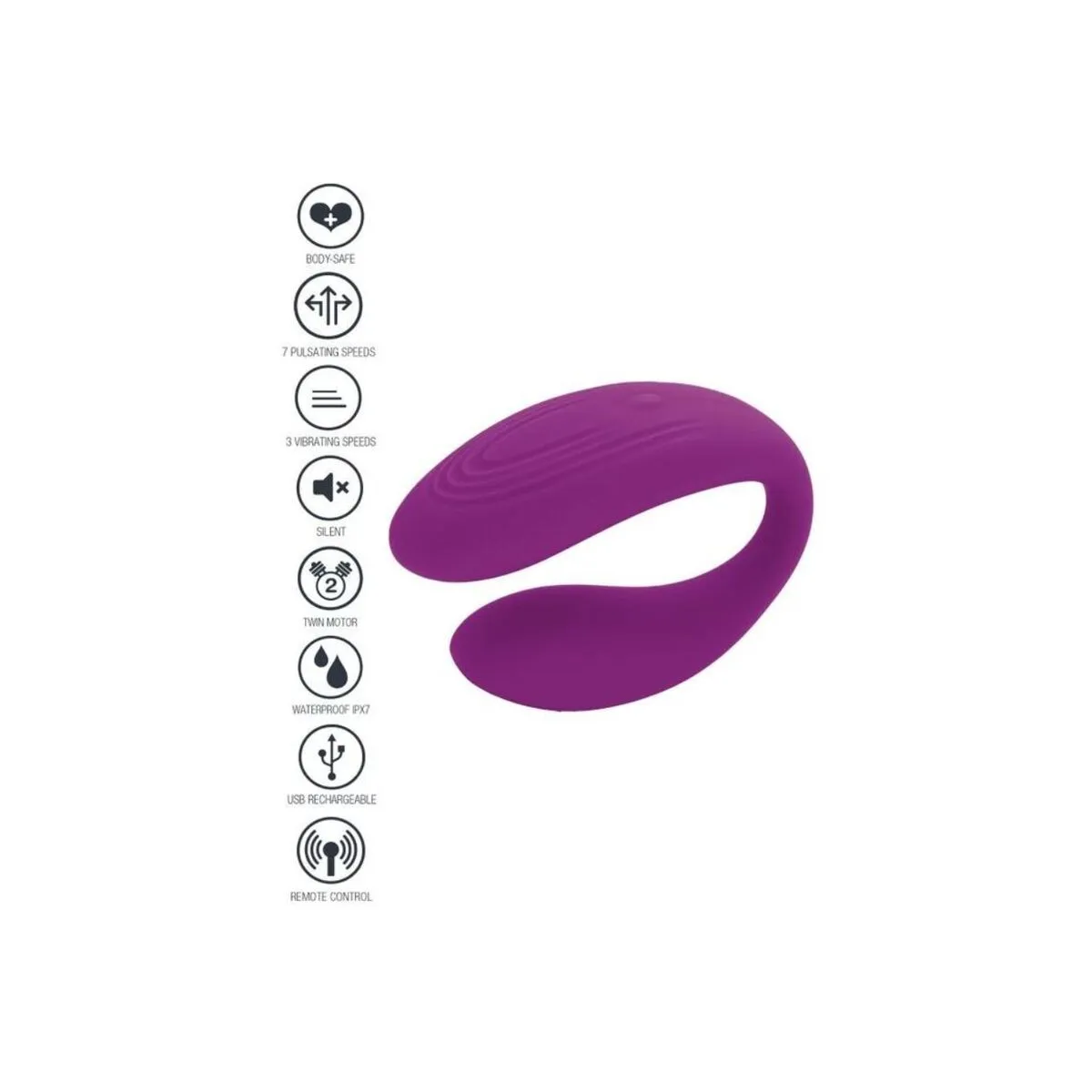 Gebundener Vibrator für Liebespaare, Lila von Xocoon | Fesselliebe.de