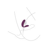 Gebundener Vibrator für Liebespaare, Lila von Xocoon | Fesselliebe.de