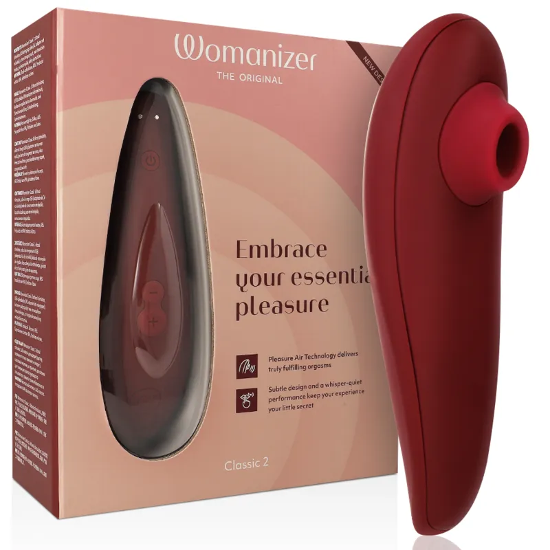 Classic 2 Klitoralstimulator Bordeaux von Womanizer | Fesselliebe.de