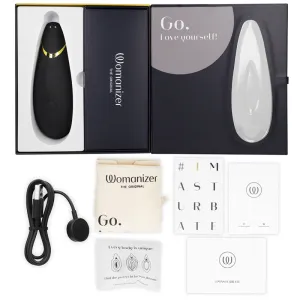 Premium 2 Klitoralstimulator Schwarz von Womanizer