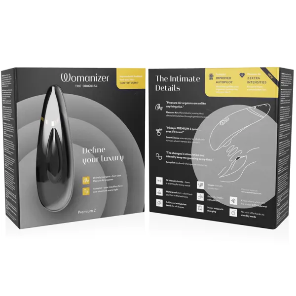 Premium 2 Klitoralstimulator Schwarz von Womanizer | Fesselliebe.de