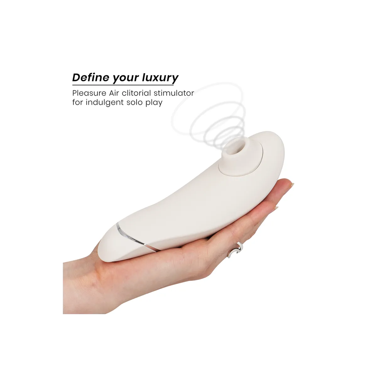 Premium 2 Klitoralstimulator Warmgrau von Womanizer | Fesselliebe.de