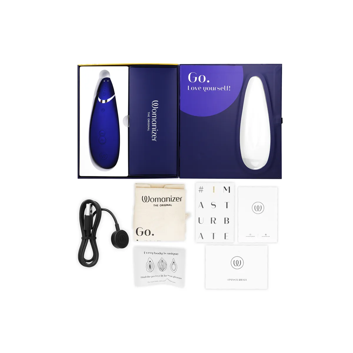 Premium 2 Klitoralstimulator Blaubeere von Womanizer | Fesselliebe.de