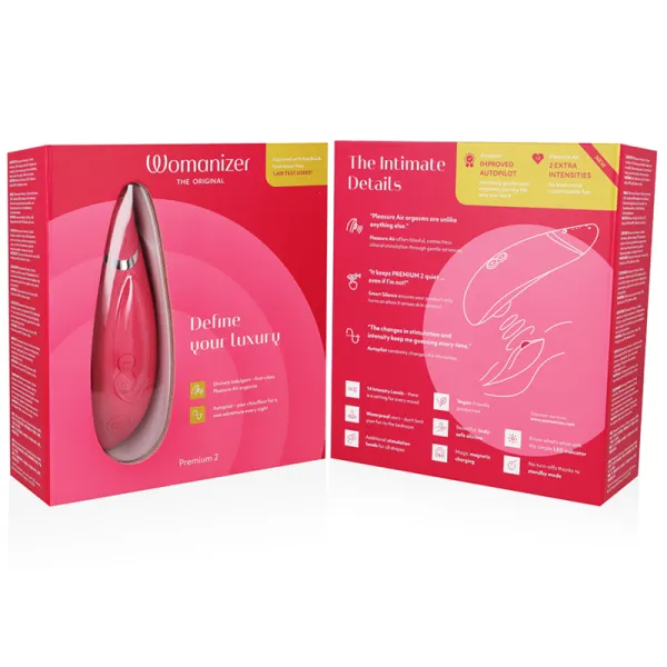 Premium 2 Klitoralstimulator Himbeere von Womanizer | Fesselliebe.de