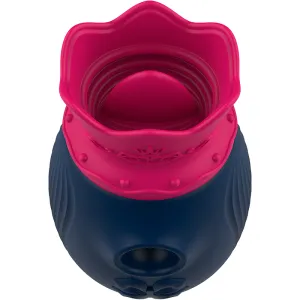 Klitorisstimulator 10 Saug- und Leckmodi - Blau von Intense Fun