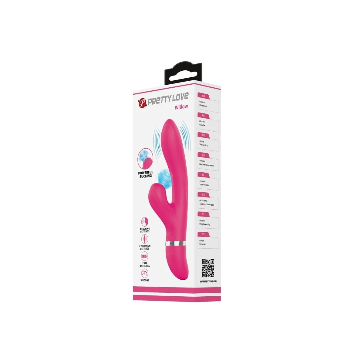 Willow Rabbit Vibrator und Saug von Pretty Love | Fesselliebe.de