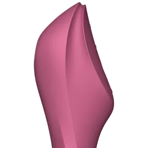 Curvy Trinity 3 Air Pulse Vibrator Rot von Satisfyer Air Pulse