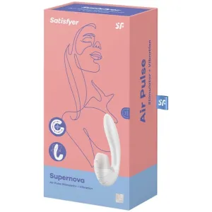Supernova Luftpulsstimulator & Vibration Weiss von Satisfyer Air Pulse