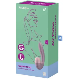 Supernova Luftpulsstimulator & Vibration Rosa von Satisfyer Air Pulse