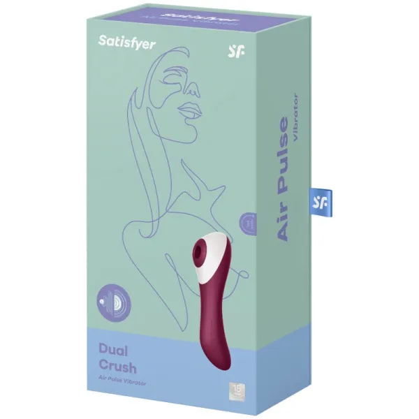 Dual Crush Air Pulse Vibrator von Satisfyer Air Pulse | Fesselliebe.de