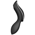 Curvy Trinity 2 Air Pulse Vibrator Schwarz von Satisfyer Air Pulse