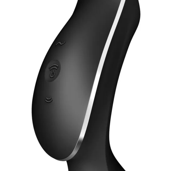 Curvy Trinity 2 Air Pulse Vibrator Schwarz von Satisfyer Air Pulse | Fesselliebe.de