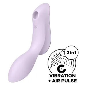 Curvy Trinity 2 Air Pulse Vibrator Lila von Satisfyer Air Pulse | Fesselliebe.de