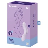 Curvy Trinity 2 Air Pulse Vibrator Lila von Satisfyer Air Pulse | Fesselliebe.de