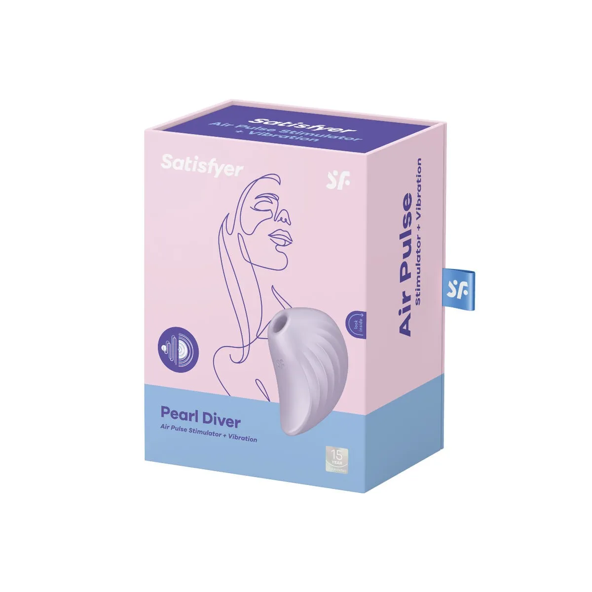 Pearl Diver Air Pulse Stimulator & Vibrator Violett von Satisfyer Air Pulse | Fesselliebe.de